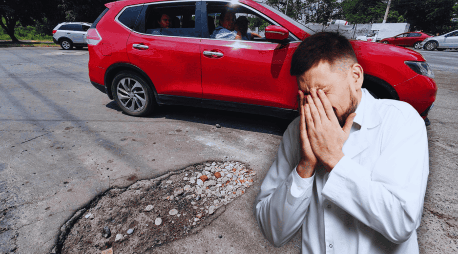 Un peligro latente para cualquier automóvil es caer en un bache y, por desgracia, es muy común. EL INFORMADOR / ARCHIVO / ESPECIAL / CANVA