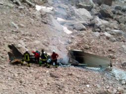 Videos que circulan en redes sociales muestran a las avionetas en llamas en la zona rural de Barraganete. EFE/ARCHIVO