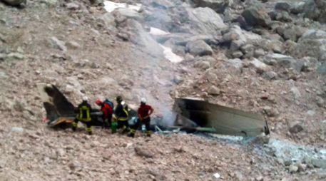 Videos que circulan en redes sociales muestran a las avionetas en llamas en la zona rural de Barraganete. EFE/ARCHIVO