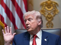 El presidente Donald Trump habla durante una reunión de su gabinete en la Casa Blanca, el jueves 26 de marzo de 2026, en Washington. (AP Foto/Alex Brandon)