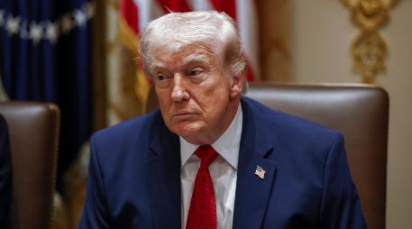 Donald Trump amenazó con destruir las centrales eléctricas de Irán. EFE/W. Oliver