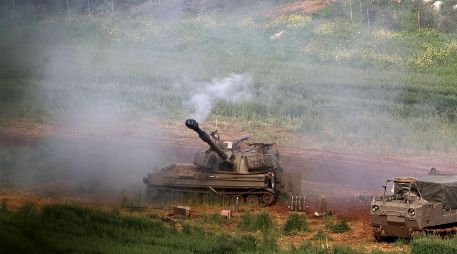 Lanzamiento de misiles y bombardeos formaron parte de los más recientes ataques de Irán. EFE/A. Safadi