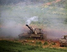 Lanzamiento de misiles y bombardeos formaron parte de los más recientes ataques de Irán. EFE/A. Safadi