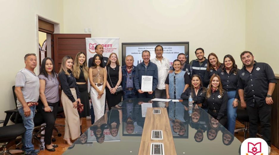 IDEFT fortalece alianzas para impulsar capacitación y competitividad en Jalisco. CORTESÍA