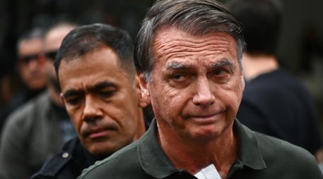 Fotografía de archivo del 14 de septiembre de 2025 que muestra al expresidente de Brasil, Jair Bolsonaro. EFE/ A. Borges