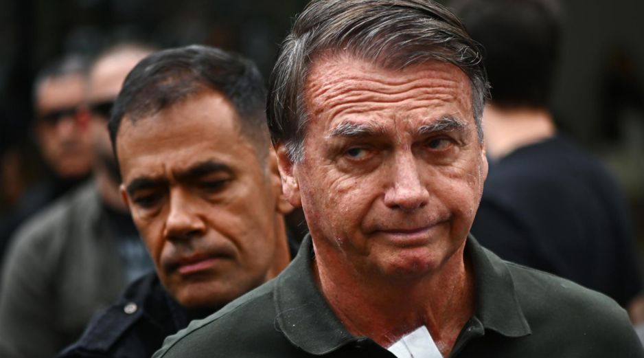 Fotografía de archivo del 14 de septiembre de 2025 que muestra al expresidente de Brasil, Jair Bolsonaro. EFE/ A. Borges