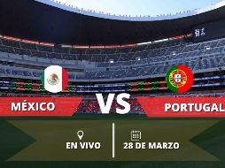 El partido México vs Portugal podrá verse EN VIVO en México a través de televisión abierta y de paga, así como en plataformas digitales. ESPECIAL, SUN / F. Rojas y CANVA