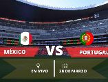 El partido México vs Portugal podrá verse EN VIVO en México a través de televisión abierta y de paga, así como en plataformas digitales. ESPECIAL, SUN / F. Rojas y CANVA