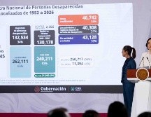 El Gobierno federal presentó un informe actualizado del Registro Nacional de Personas Desaparecidas y No Localizadas, a la vez que reportó los avances derivados de la revisión y depuración del sistema. SUN / H. Salvador