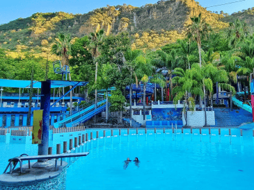 El Parque Acuático Los Camachos se localiza en el kilómetro 19 de la nueva. Carretera a Saltillo, en el municipio de Guadalajara. ESPECIAL/ Facebook/ Los Camachos Parque Acuático