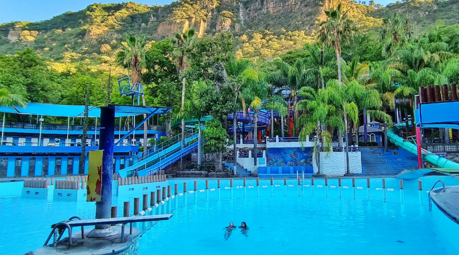 El Parque Acuático Los Camachos se localiza en el kilómetro 19 de la nueva. Carretera a Saltillo, en el municipio de Guadalajara. ESPECIAL/ Facebook/ Los Camachos Parque Acuático