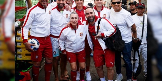 Leyendas de la Selecci&oacute;n de Portugal visitaron Tepito, &iquest;qui&eacute;nes y qu&eacute; hicieron?