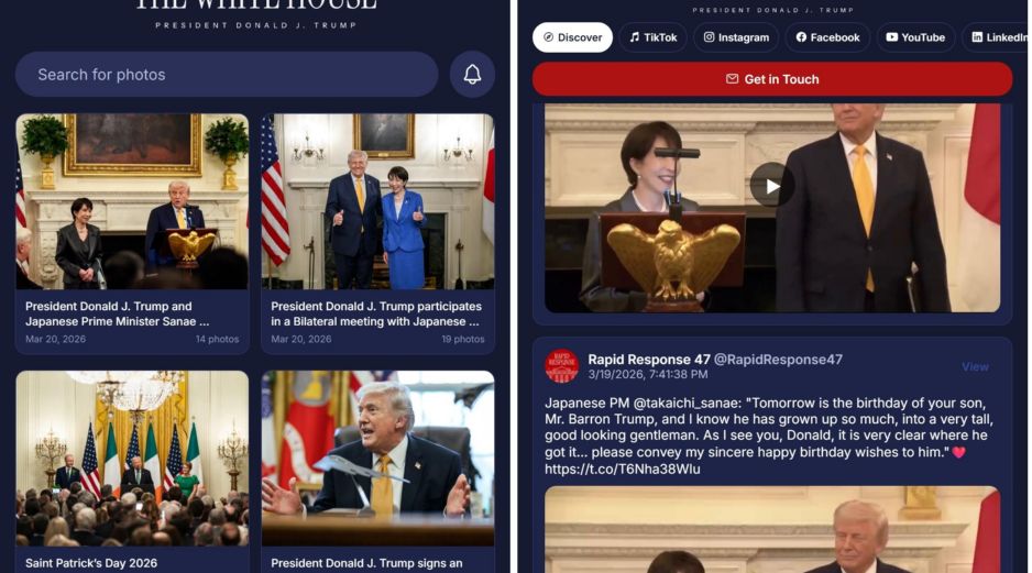 Como parte de su estrategia digital, la Casa Blanca lanzó una aplicación móvil que ofrecerá acceso inmediato a información sobre el Presidente. EFE/ GOOGLE PLAY STORE