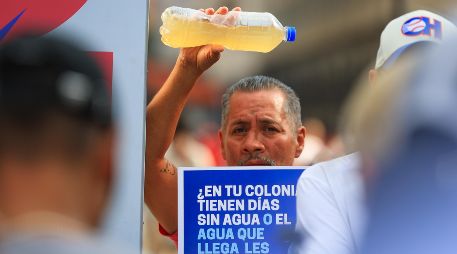 El gobernador señaló que ya hay avances significativos con el titular de la Conagua, Efraín Morales, a quien se le plantearon los escenarios financieros, y con quién sostendrá una reunión en los próximos días. EL INFORMADOR/ J. Acosta