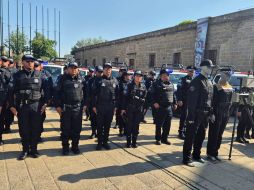 El equipamiento busca mejorar las capacidades operativas y de respuesta de las fuerzas de seguridad en la entidad. EL INFORMADOR / M. Hernández