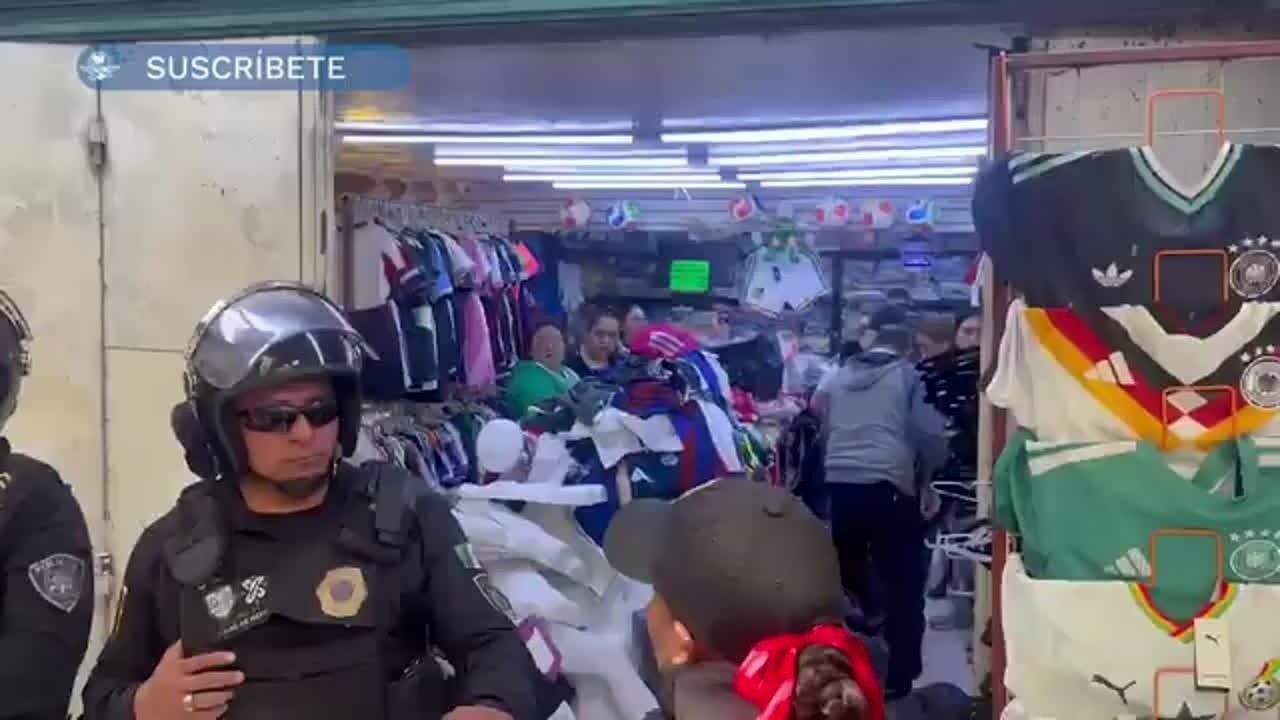 Confiscan más de 80 mil productos pirata del Mundial 2026 en Tepito