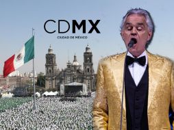 El cantante Andrea Bocelli se presentará en el Zócalo de la Ciudad de México. SUN / EFE / ARCHIVO