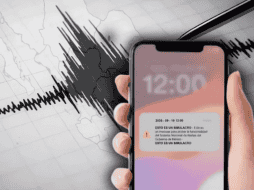 El Primer Simulacro Nacional 2026 servirá para poner a prueba la nueva alerta en celulares. ESPECIAL/Canva/Gobierno de México