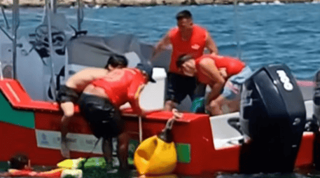 Será el ayuntamiento de Puerto Vallarta y el Ministerio Público de la Fiscalía del Estado las autoridades que se encarguen de las investigaciones pertinentes para determinar si la empresa a cargo de la actividad tuvo alguna responsabilidad. CORTESÍA/ Facebook/ E. Panuko.