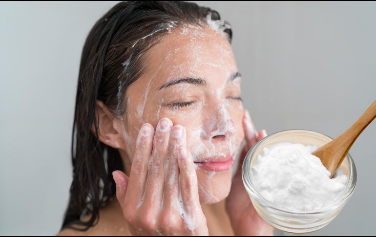 El bicarbonato de sodio funciona como un exfoliante casero accesible y fácil de hacer, pero su uso siempre debe hacerse con precaución. ESPECIAL / CANVA