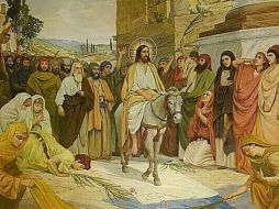 La entrada de Jesús a Jerusalén en un burro marca el inicio de la Semana Santa en todo el mundo. ESPECIAL