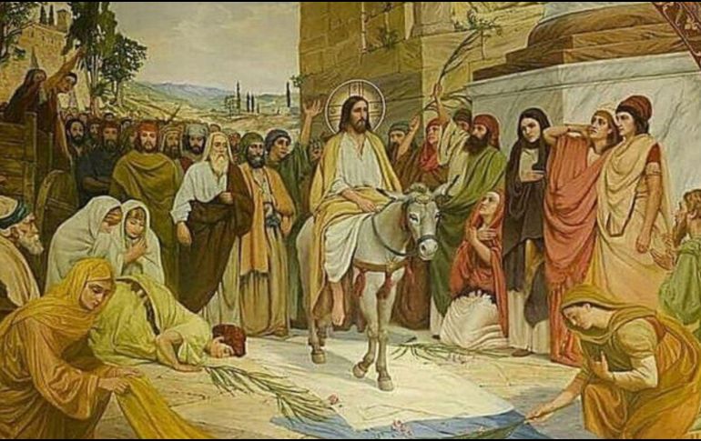 La entrada de Jesús a Jerusalén en un burro marca el inicio de la Semana Santa en todo el mundo. ESPECIAL