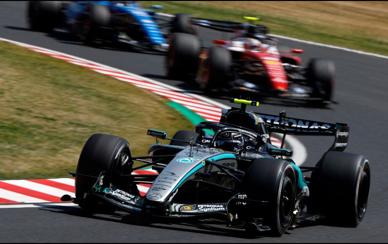 El joven maravilla, Andrea Kimi Antonelli, detuvo el cronómetro de forma espectacular para colocarse en la cima. EFE / F. Robichon