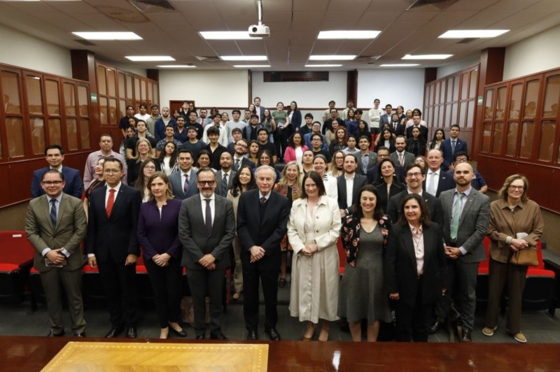 Los funcionarios dialogaron con integrantes del cuerpo diplomático, académicos, estudiantes, representantes del sector privado y servidores públicos sobre la necesidad de modernizar a la ONU. SECRETARÍA DE RELACIONES EXTERIORES&nbsp;