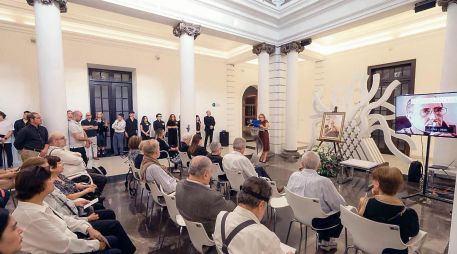 El homenaje reunió voces y memorias que celebraron su legado, recordando al hombre que hizo del arte un punto de encuentro. EL INFORMADOR/ A. Navarro
