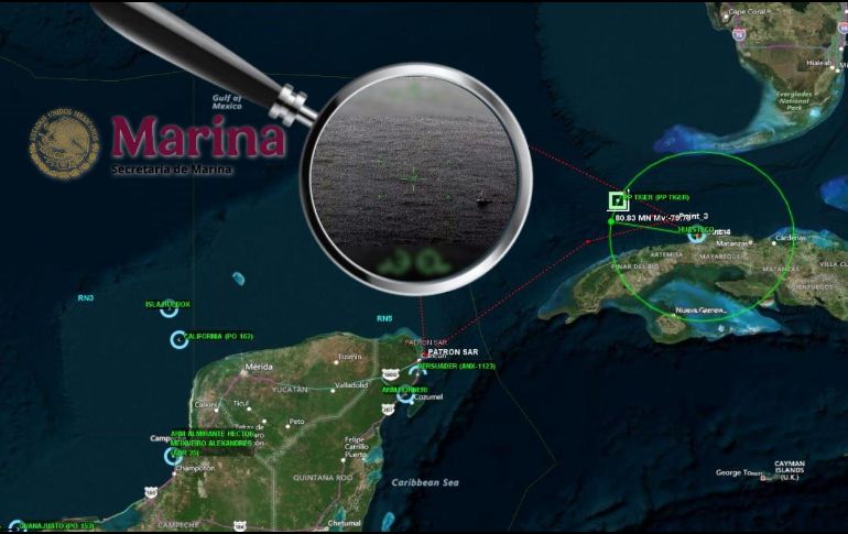 Hasta el momento no se conoce la salud de los tripulantes de las dos aeronaves perdidas en su trayecto de México a Cuba. ESPECIAL / @SEMAR_mx
