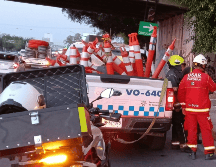 La Policía Vial informó que alrededor de las 6:40 de esta mañana recibieron el reporte de un accidente ocurrido en la avenida López Mateos. ESPECIAL/Policía Vial Jalisco
