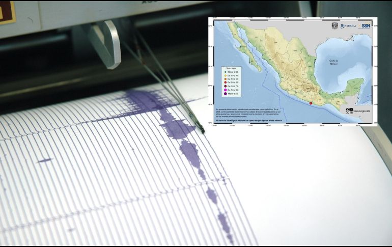El temblor se registró a las 09:02 de la mañana, al suroeste de Pinotepa Nacional. ESPECIAL / CANVA y X/@CNPC_MX