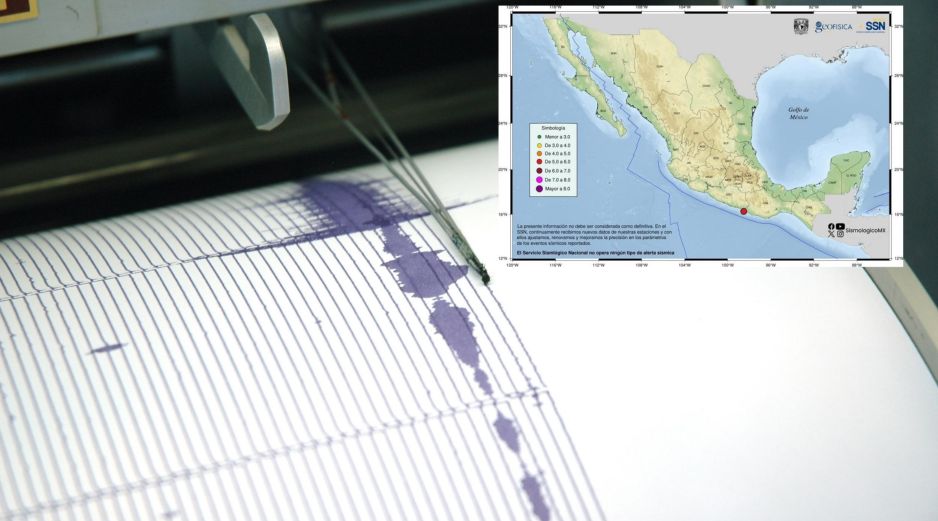 El temblor se registró a las 09:02 de la mañana, al suroeste de Pinotepa Nacional. ESPECIAL / CANVA y X/@CNPC_MX