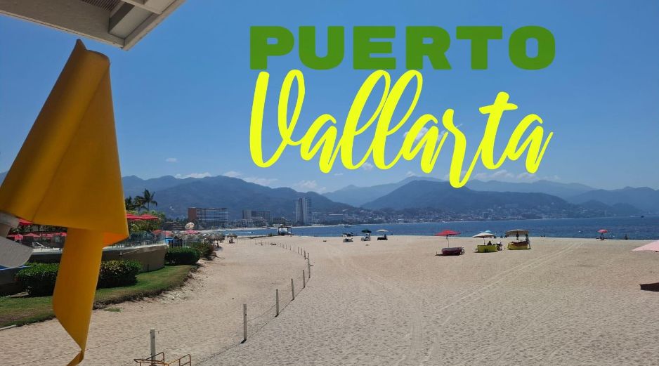Así se encuentran las playas de Puerto Vallarta este sábado 28 de marzo de 2026. ESPECIAL / FACEBOOK Protección Civil y Bomberos Puerto Vallarta