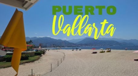 Así se encuentran las playas de Puerto Vallarta este sábado 28 de marzo de 2026. ESPECIAL / FACEBOOK Protección Civil y Bomberos Puerto Vallarta