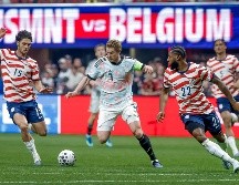 El encuentro amistoso dejó en evidencia la jerarquía europea ante un equipo norteamericano que se desmoronó en el complemento. EFE/ E. S. LESSER.