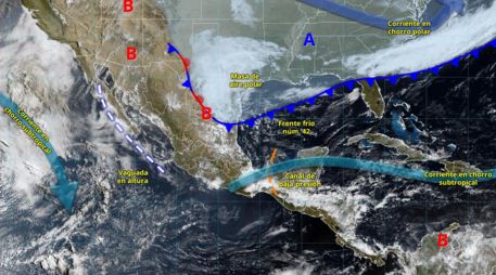 Las autoridades advierten que las lluvias podrían estar acompañadas de descargas eléctricas, granizo y generar incremento en ríos y arroyos, deslaves, encharcamientos e inundaciones en zonas bajas. ESPECIAL/ SMN.
