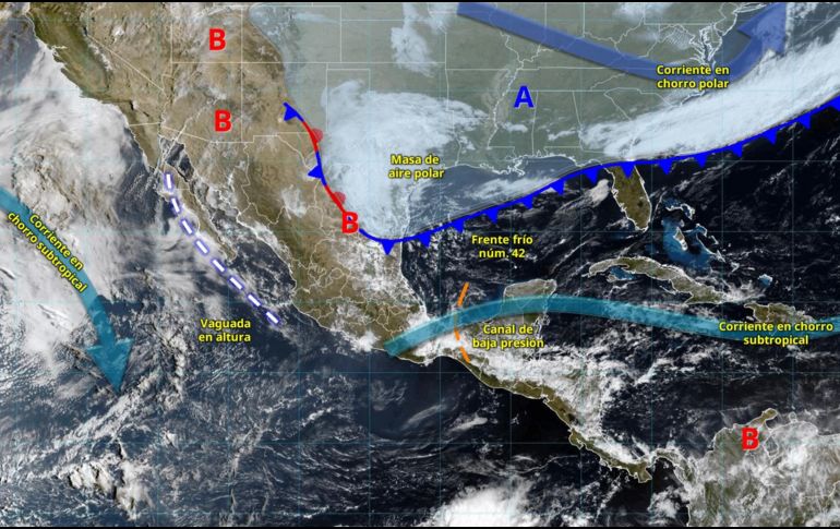 Las autoridades advierten que las lluvias podrían estar acompañadas de descargas eléctricas, granizo y generar incremento en ríos y arroyos, deslaves, encharcamientos e inundaciones en zonas bajas. ESPECIAL/ SMN.