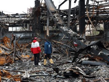 La guerra entre Estados Unidos e Irán cumple un mes con miles de objetivos atacados. EFE/A. TAHERKENAREH