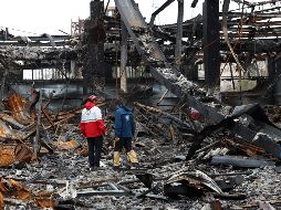 La guerra entre Estados Unidos e Irán cumple un mes con miles de objetivos atacados. EFE/A. TAHERKENAREH