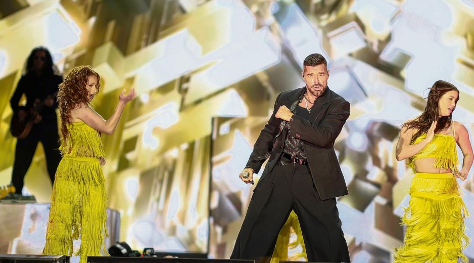 Ricky Martin incursiona en la cumbia con su tema “Vuelve”. En la imagen, el cantante durante el concierto ofrecido en el Estadio Panamericano de Zapopan. EL INFORMADOR/A. Navarro