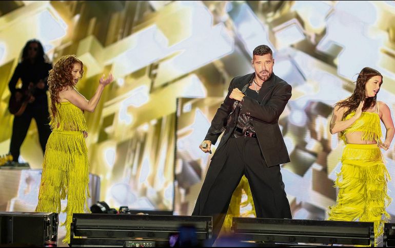 Ricky Martin incursiona en la cumbia con su tema “Vuelve”. En la imagen, el cantante durante el concierto ofrecido en el Estadio Panamericano de Zapopan. EL INFORMADOR/A. Navarro