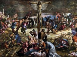 «Entonces Jesús, dando de nuevo un fuerte grito, expiró». WIKIPEDIA/«Crucifixión de Jesús», de Tintoretto