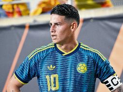 James Rodríguez. La esperanza cafetera pasa por los pies de su capitán ante los subcampeones del mundo. AFP