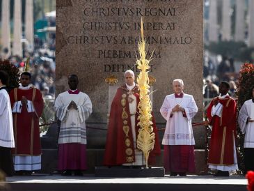 El Papa destacó que Dios rechaza la guerra y nadie puede utilizarlo para justificar enfrentamientos. EFE/EPA/A. Carconi