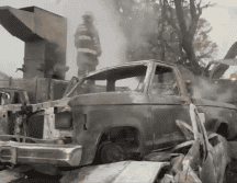 Tras varias horas de trabajo, el fuego fue controlado y extinguido en su totalidad alrededor de las 09:00 horas. ESPECIAL