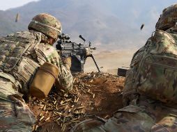 La misión podría exponer a las fuerzas estadounidenses a peligros como drones y misiles iraníes, disparos en el terreno y explosivos improvisado. US Army / Sgt. Tyler Wassmer / FACEBOOK / U.S. Department of War