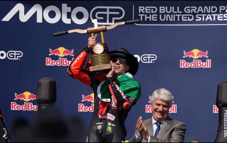 Marco Bezzecchi reafirmó su dominio con Aprilia por quinta vez consecutiva. EFE/ D. SAFRANEK.