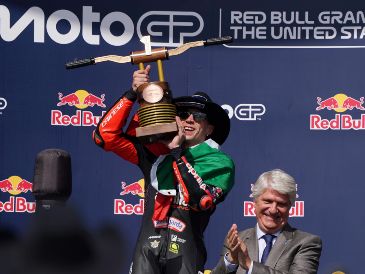 Marco Bezzecchi reafirmó su dominio con Aprilia por quinta vez consecutiva. EFE/ D. SAFRANEK.