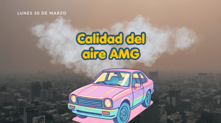 Este lunes 30 de marzo, SEMADET registra mala calidad de aire en Santa Fe con 57 puntos IMECA. EL INFORMADOR / ARCHIVO